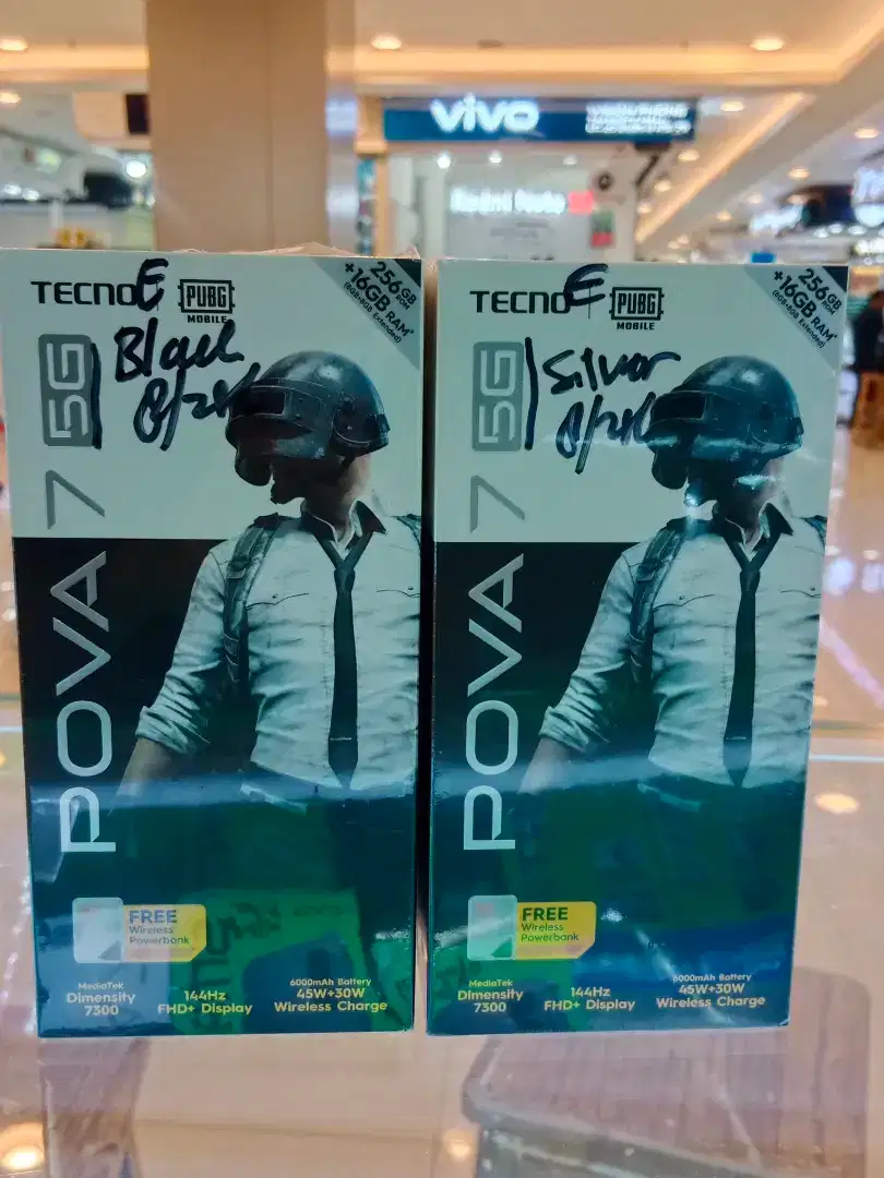 Tecno pova 7 5g 8/258 baru garansi resmi 1 tahun