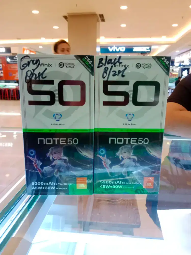 Infinix note 50 8/256 baru garansi resmi 1 tahun