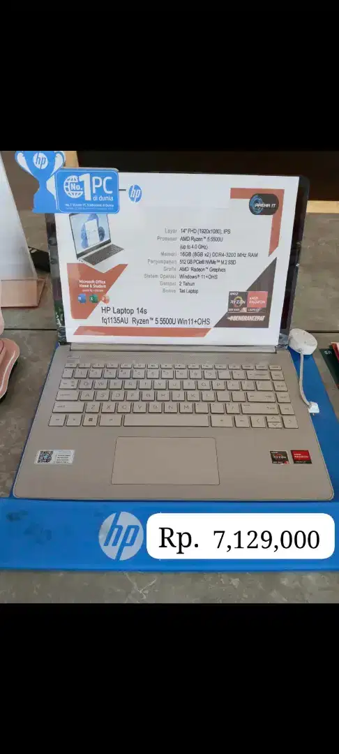 promo kredit laptop HP bunga ringan gratis 1x cicilan