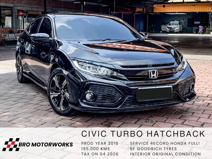 (TDP 19jt) CIVIC TURBO HATCHBACK 2018, CIVIC HB 2018, CIVIC TURBO 2019