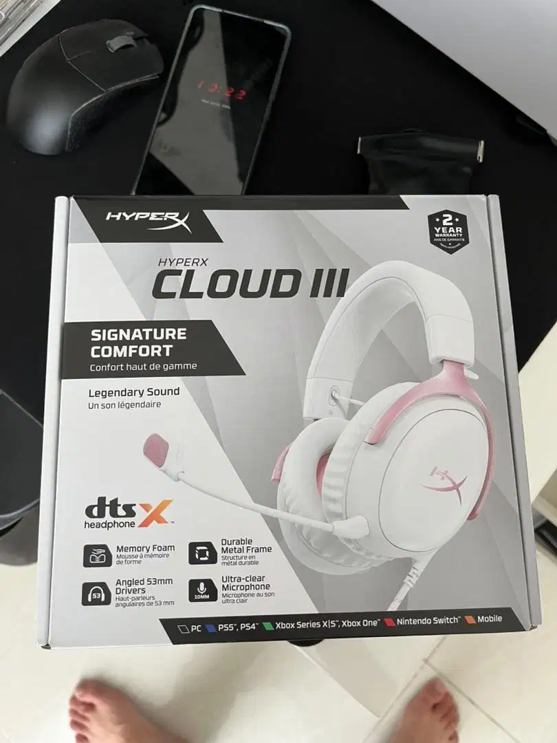 HyperX Cloud 3 pink edition