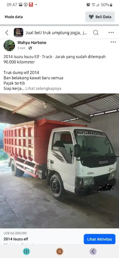 Truk dump elf macan 2014