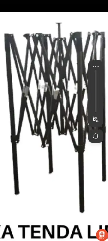 Rangka tenda, semi kerucut