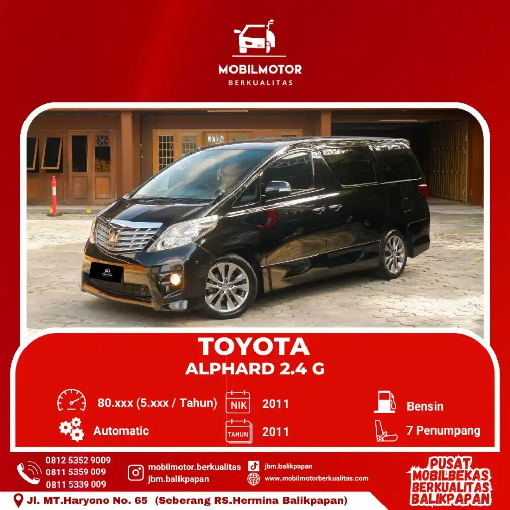 TOYOTA ALPHARD 2.4 TIOE TINGGI