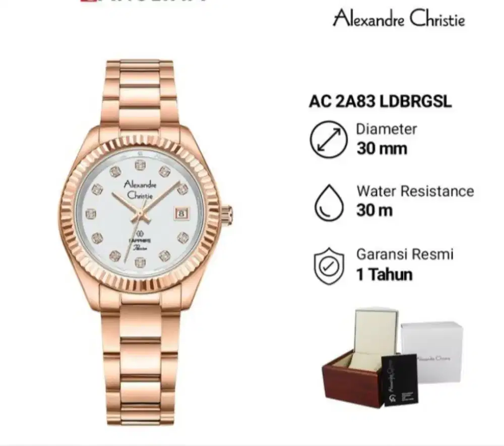 Jam Tangan Wanita Alexandre Christie Passion AC 2A83