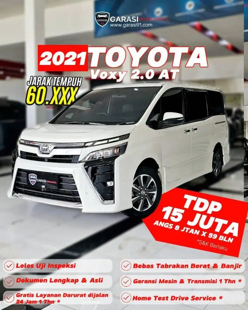 (TDP 15 JT)TOYOTA VOXY AT 2021