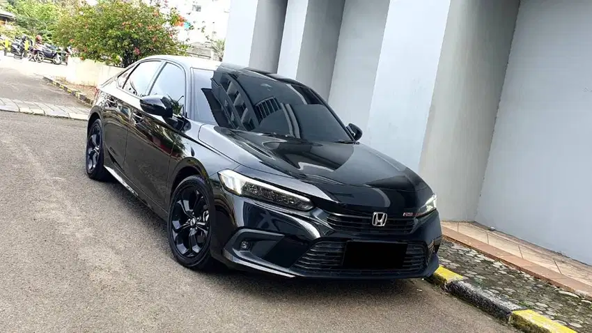 [ LOW KM ] All New Honda Civic 1.5 TC RS Sedan CVT AT NIK Black on Bla