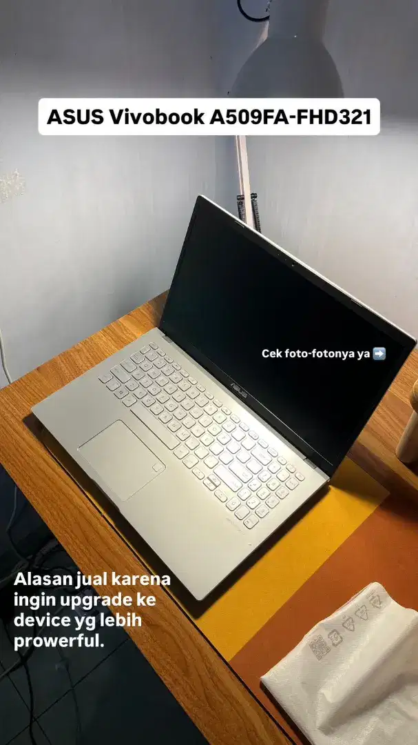 WTS LAPTOP ASUS VIVOBOOK A509FA FHD321