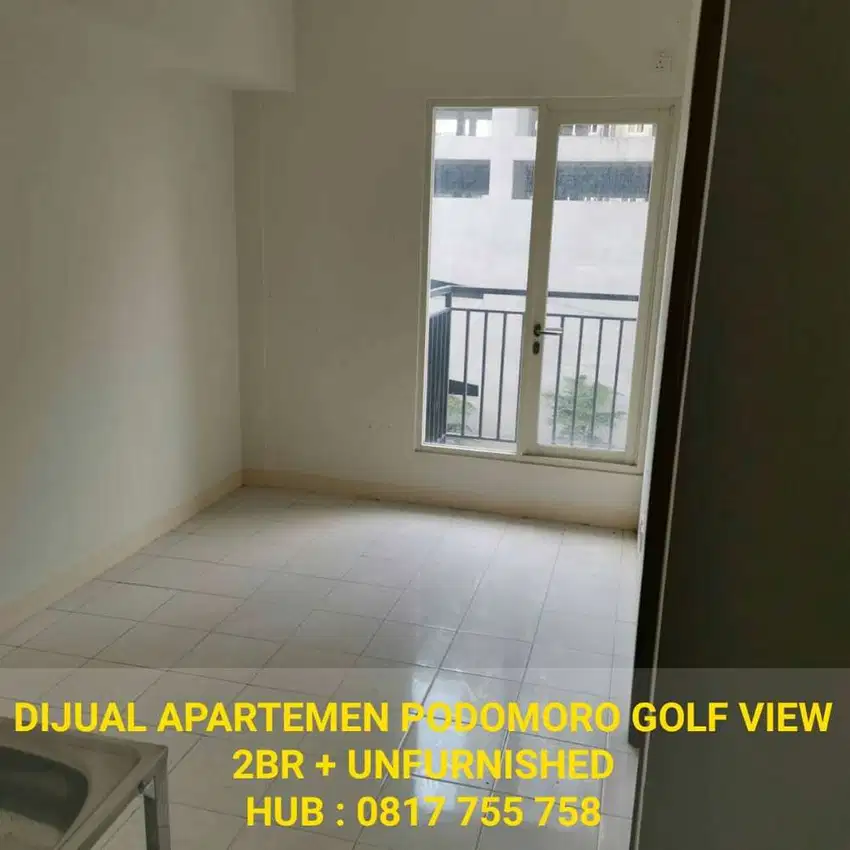 DIJUAL APARTEMEN PODOMORO GOLF VIEW 2BR DI  CIMANGGIS DEPOK JAWA BARAT