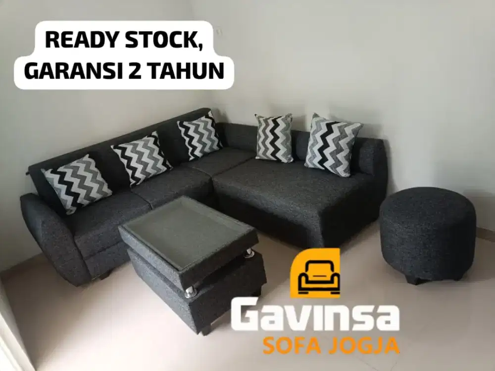 Paket Murah Sofa L Putus 1 set Garansi