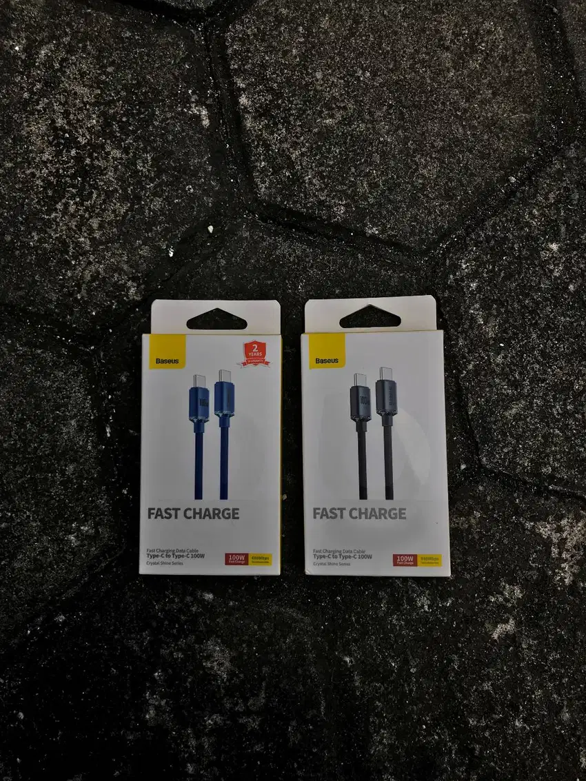 Baseus Crystal Shine Series Fast Charging Data Cable Type-C to Type-C