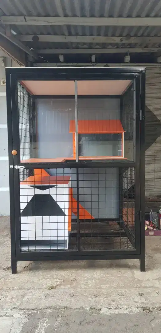 DIJUAL KANDANG KUCING CUSTOM SECOND