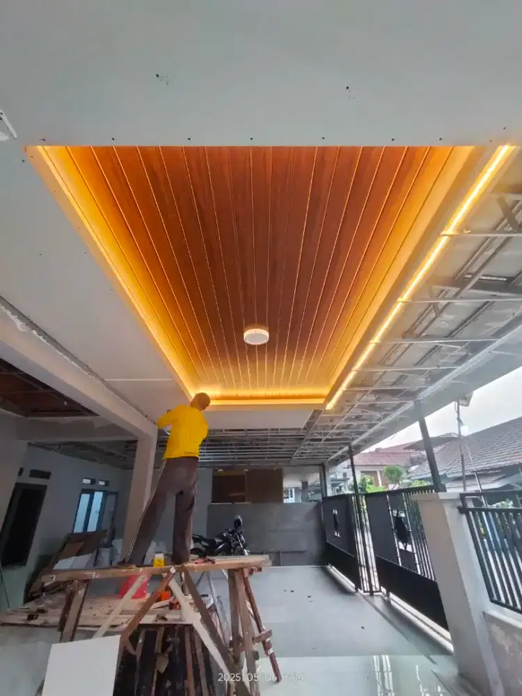 Dekorasi furniture kantor ruangan gypsum