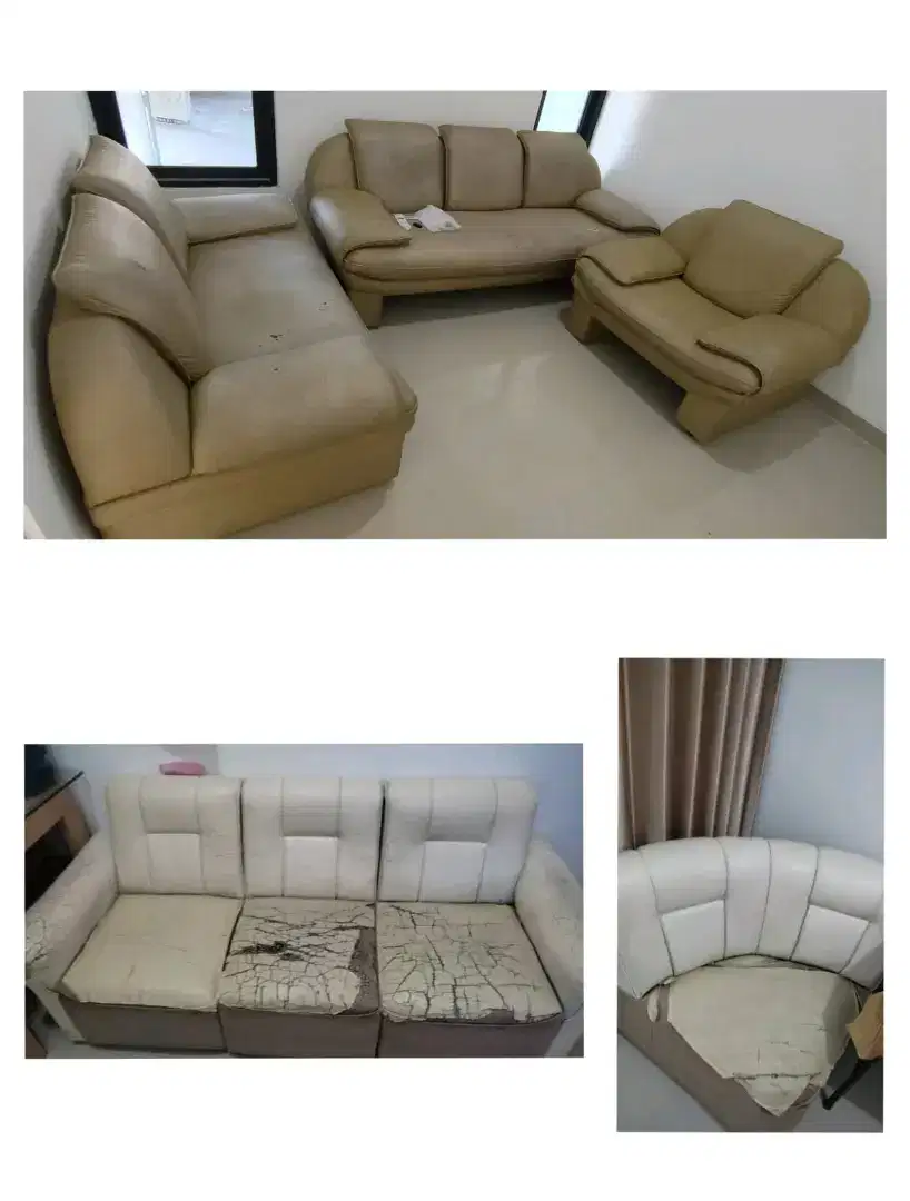 Di jual sofa 1 set sesuai di foto