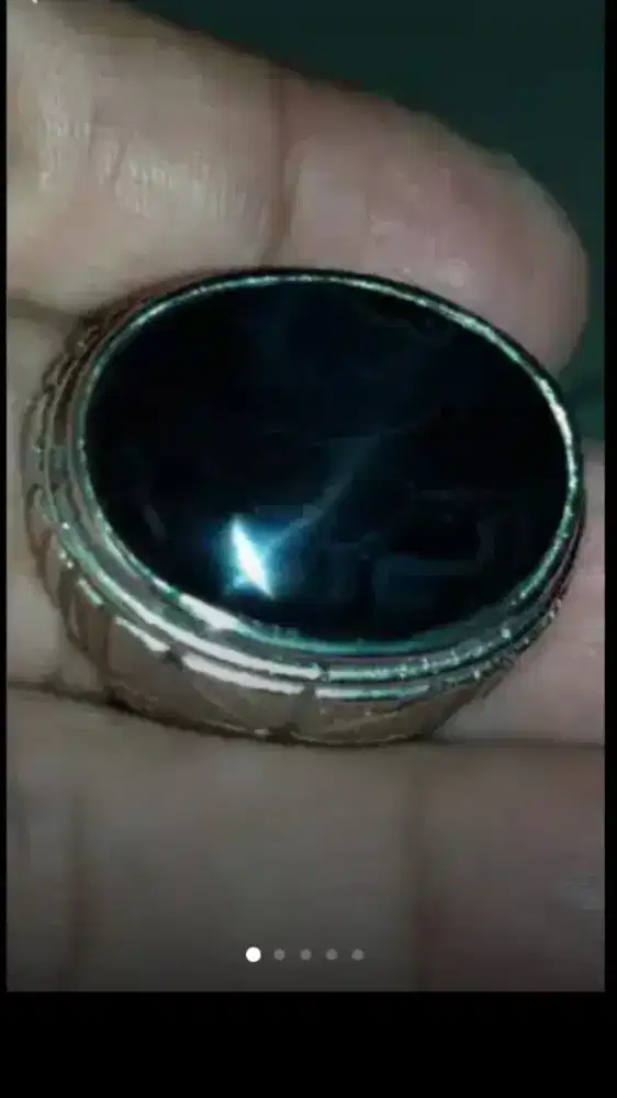 Jual Batu Cincin Yaman motif Red Laser Unique Langka Top