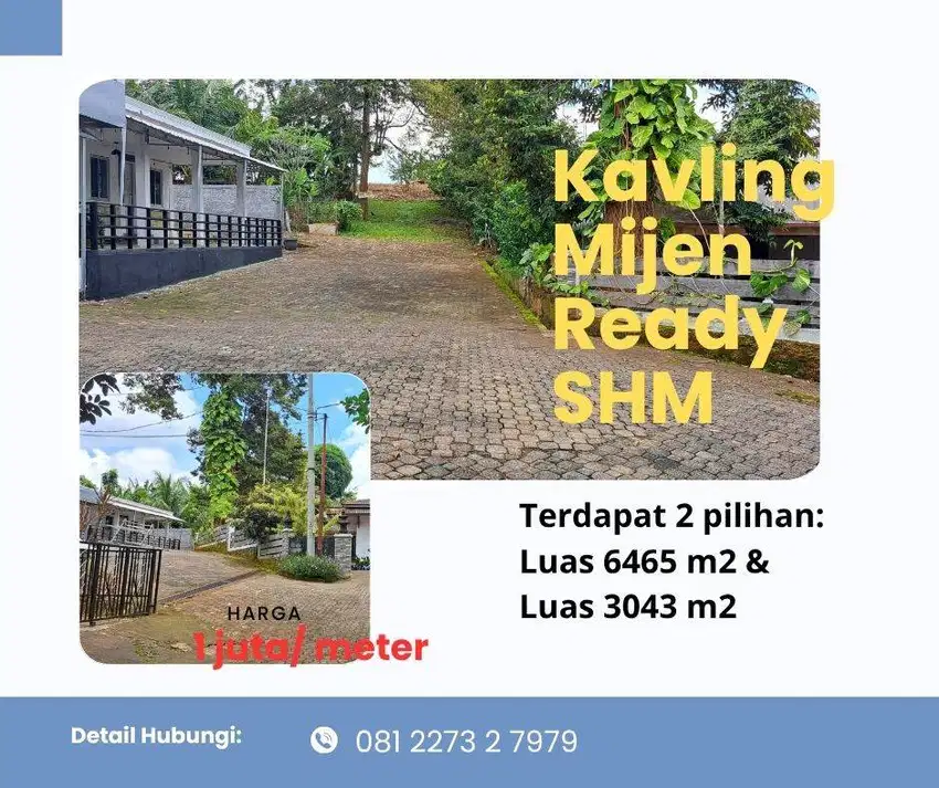 Kavling Murah SHM Mijen Dekat BSB City 1Juta/meter