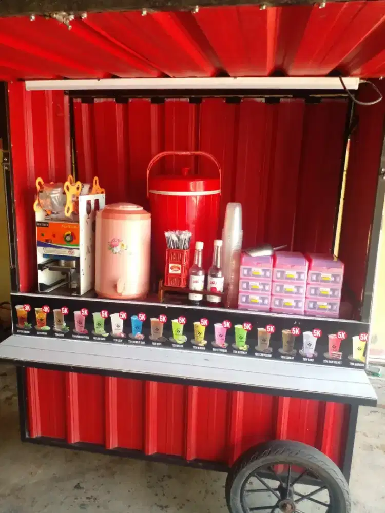 Jual satu set perlengkapan es teh