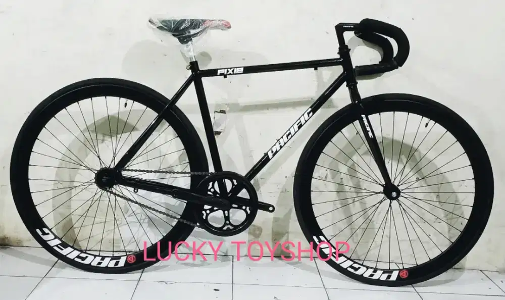 Sepeda Fixie Velg tinggi Stang balap Torpedo