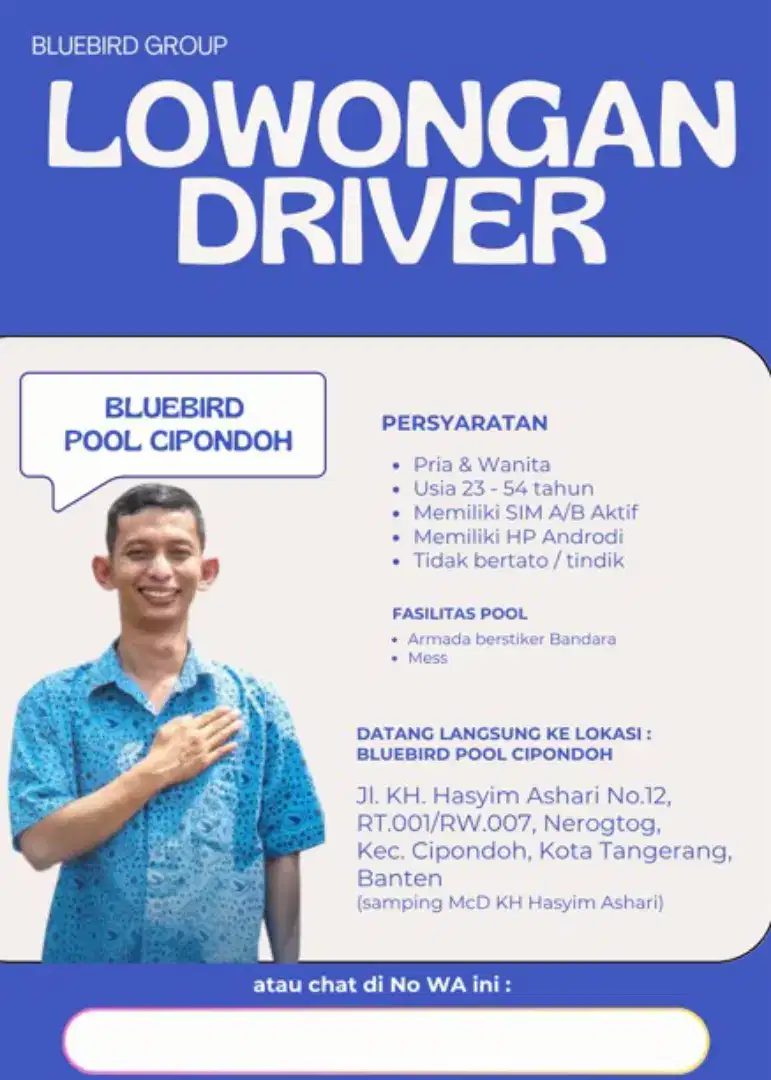 Loker Driver Taksi