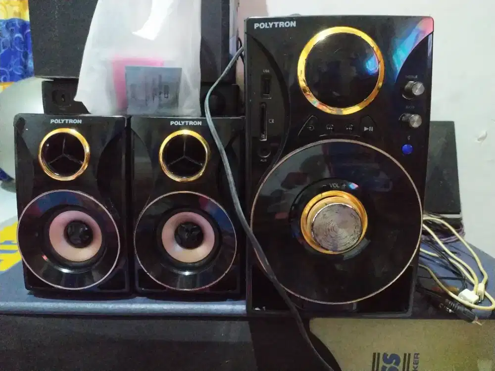 Di jual speaker aktif Polytron bluetooth