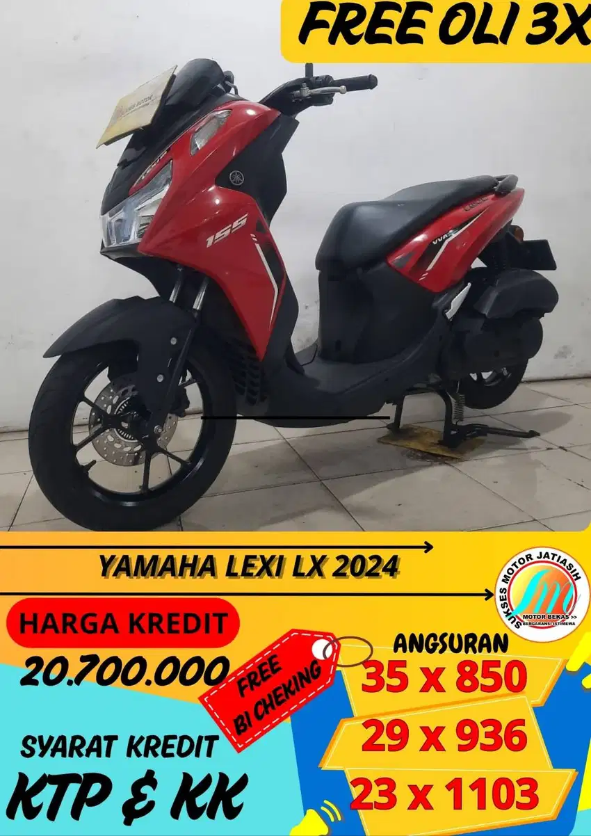 YAMAHA LEXI LX 155 2024 bisa cash dan kredit