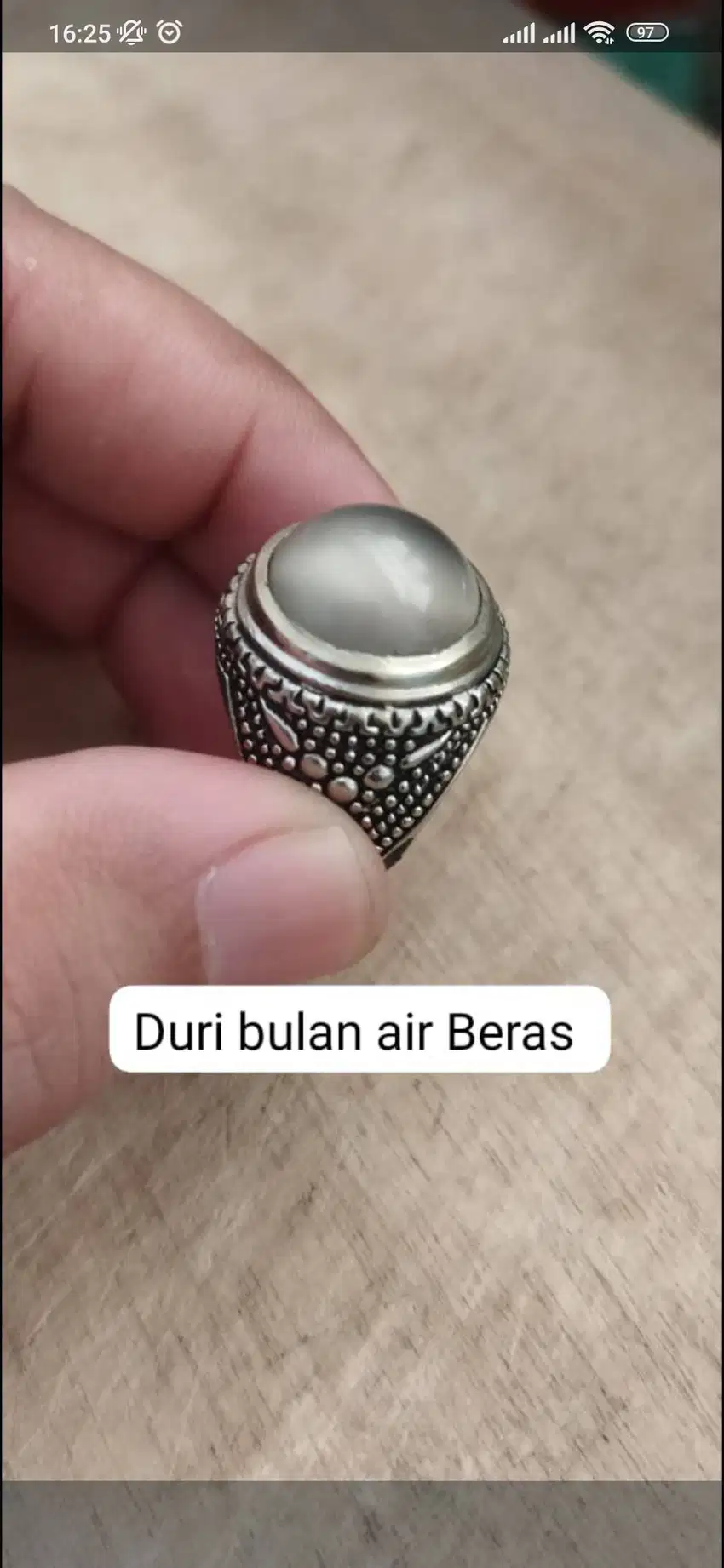 Jual batu Biduri bulan air Beras