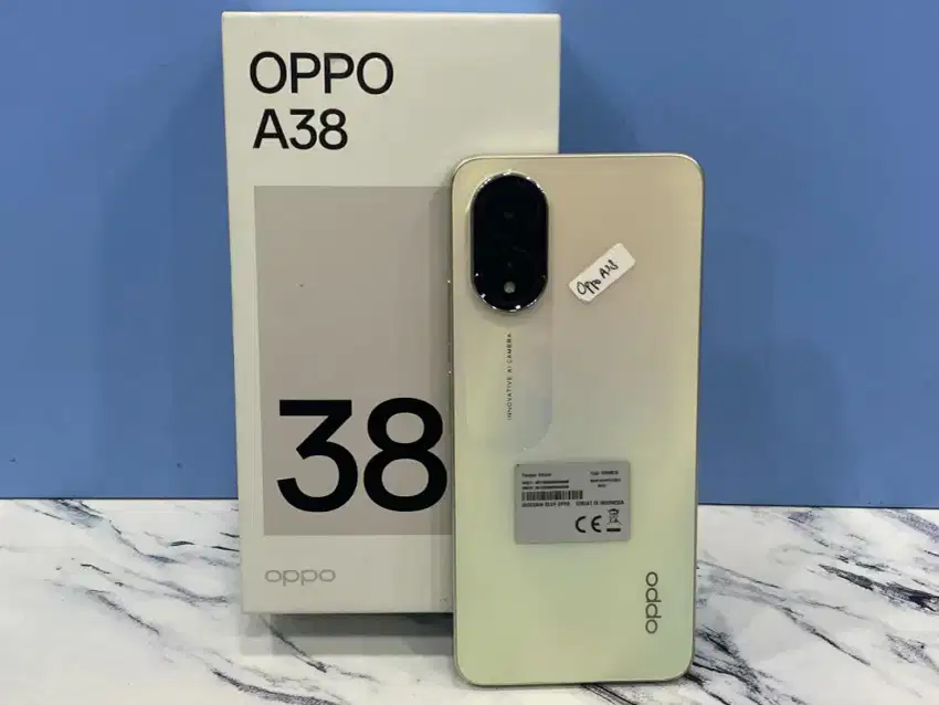 Second Oppo A38 4+4/128GB ex display no TC 1jt nett. With TC 1200 nett