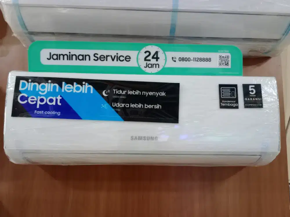Bisa Cicilan.Samsung AC Split 0.5Pk AR05BGHQASINSE ~R-32 ~Fast Cooling