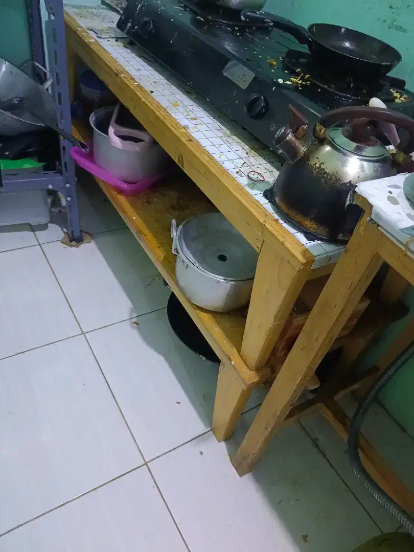 Dijual meja makan lesehan meja kompor meja dapur