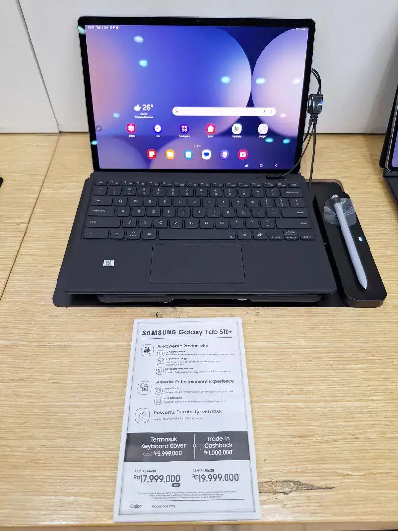Segamapangitu Kredit Samsung Tab S10+ 256GB Wifi+Cell Free Cicilan 2x
