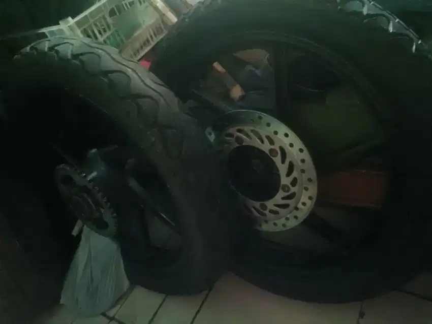 Velg ori mega pro primus ban masih tebal tinggal pasang