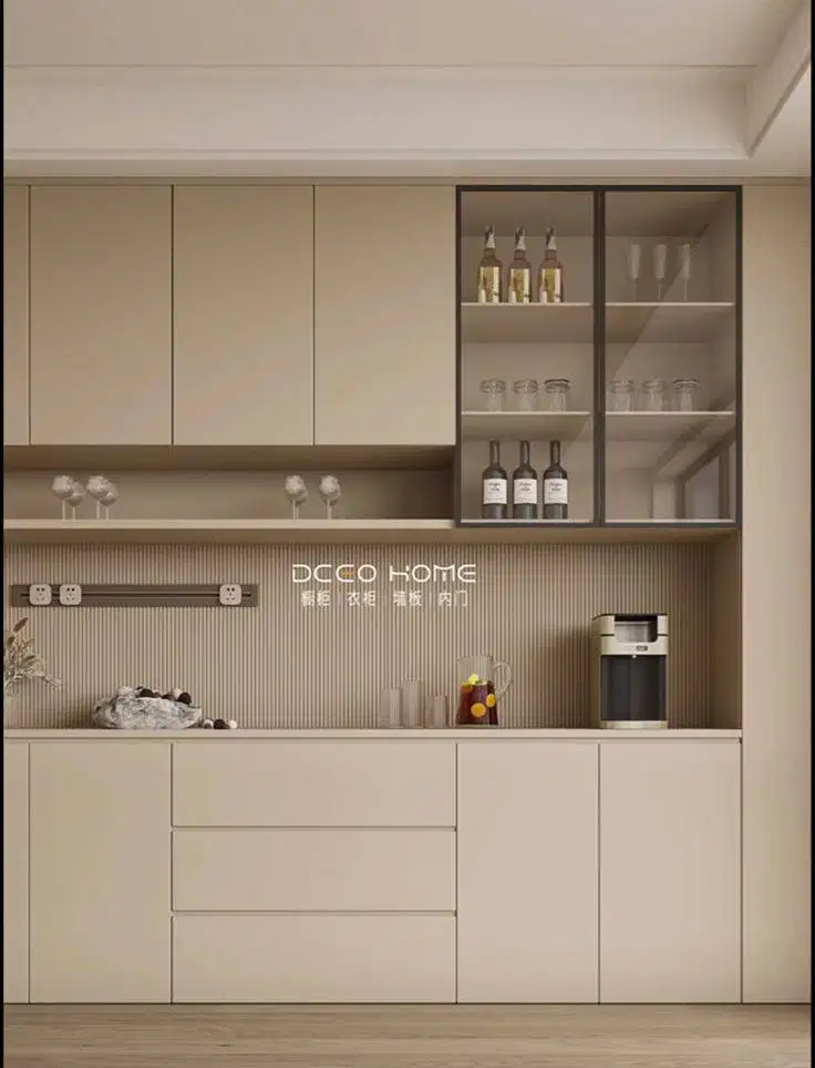 Custom Interior Kitchen Set, Backdrop TV, Lemari, Wardrobe, Kitchenset