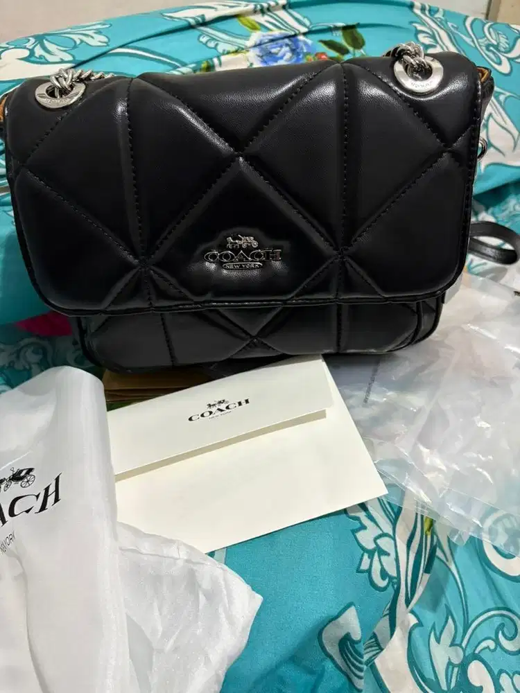 Tas Coach Klare Puffy Crossbody Black