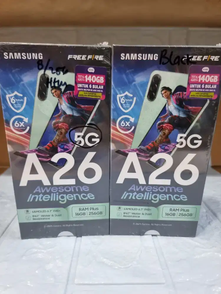 SAMSUNG A26 5G 8+8/256 BARU SEGEL GARANSI RESMI