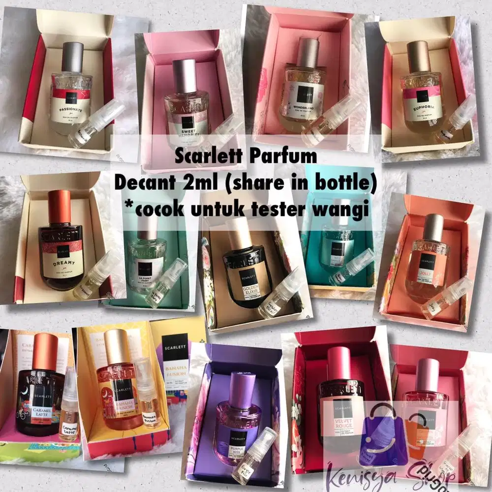 parfum scarlett decant / share in bottle 2ml