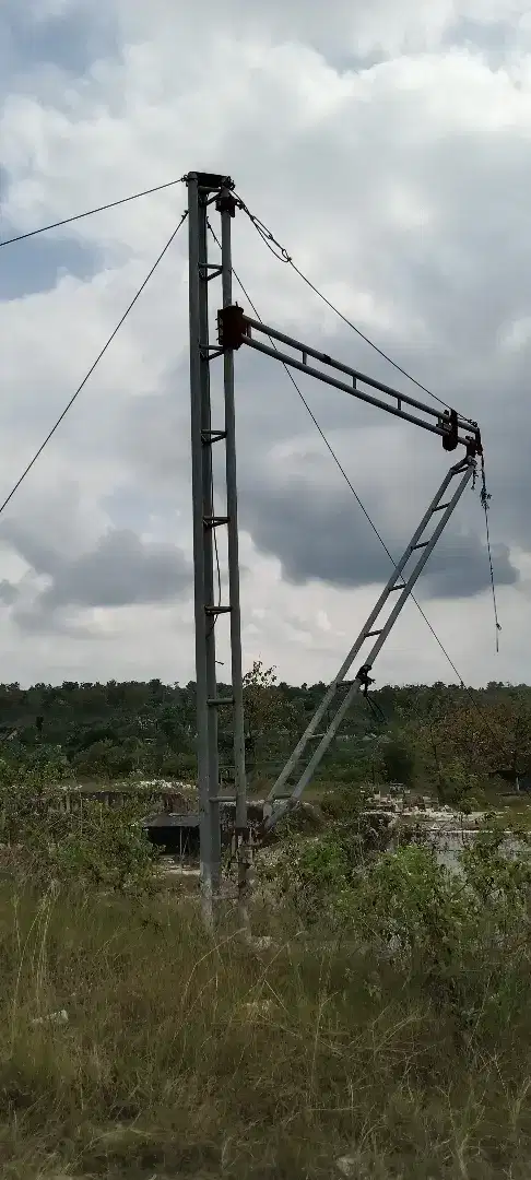Crane/derek Besar Tambang Batu Kumbung