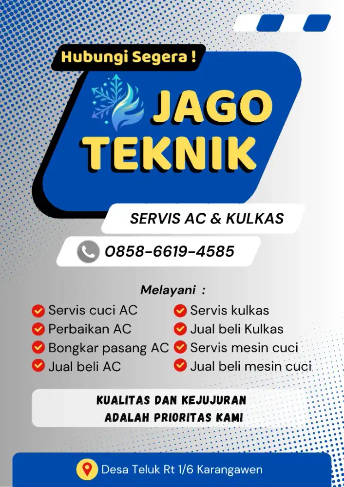 Service Ac,kulkas dan mesin cuci