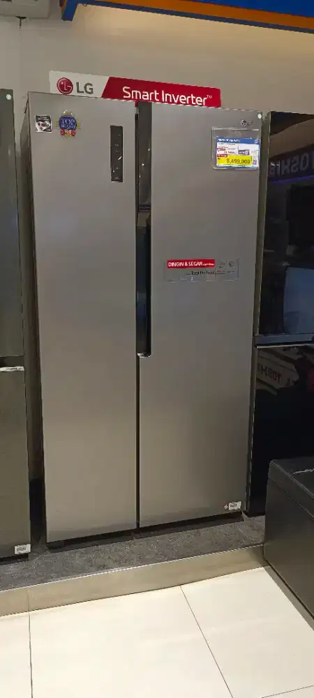 Kulkas LG SBS 566L Silver (Kredit Tanpa DP)