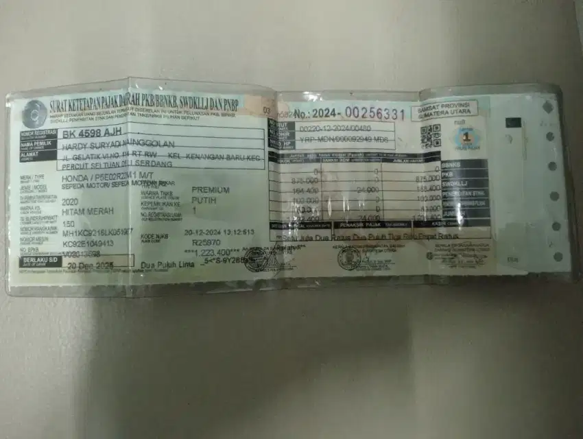 CBR 150 Tahun 2020