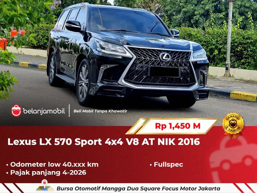 [ 4x4 ] Lexus LX570 LX 570 Sport V8 AT 2016/2017
