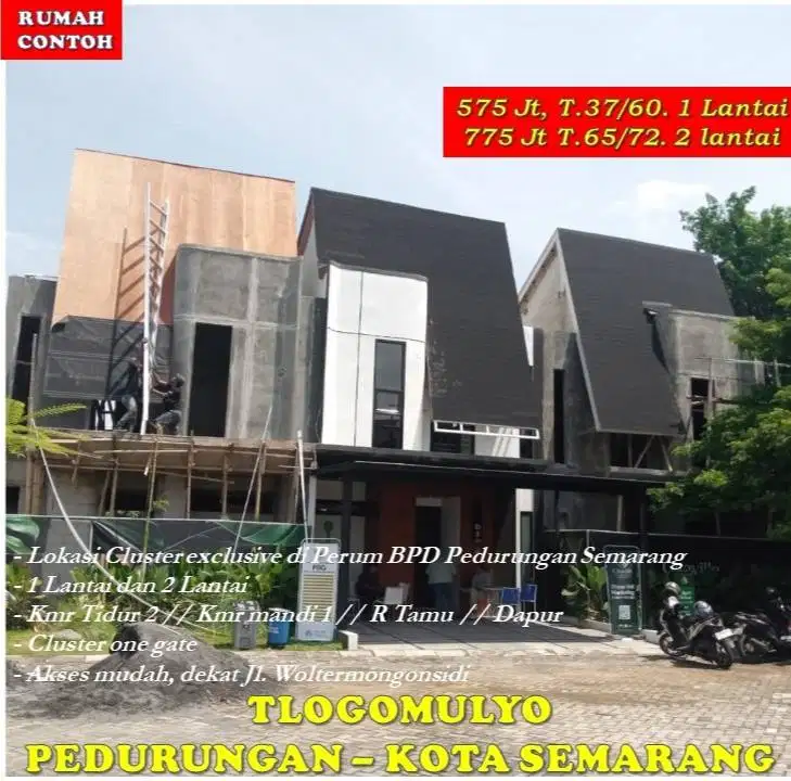 Rumah Pedurungan Semarang, Cluster di Tlogomulyo (dlm Perum BPD Tlogom
