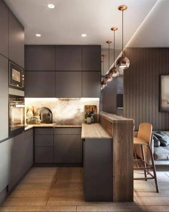 Custom Interior Kitchen Set, Backdrop TV, Lemari, Wardrobe, Kitchenset