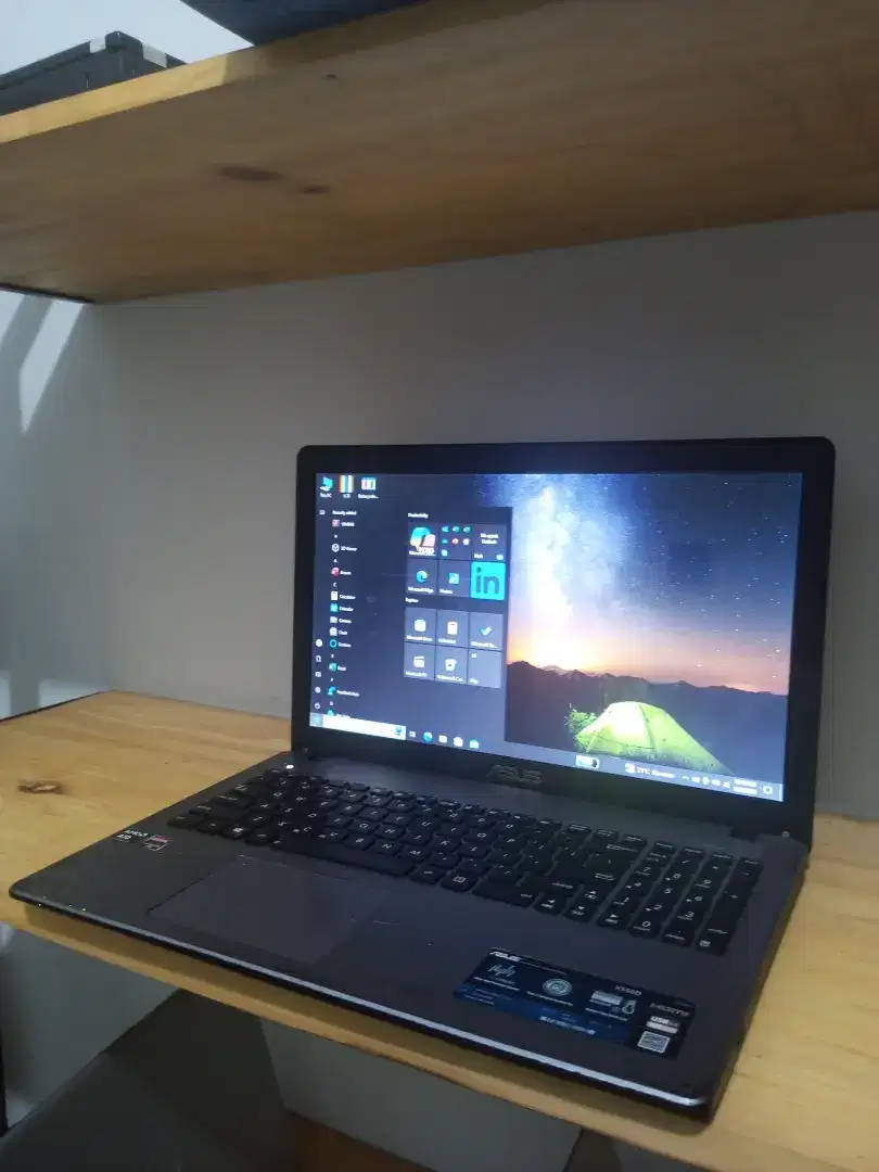 Asus X550D AMD A10 4CPU Dual VGA DDR 10GB SSD 128GB 15.6 2.5 Jam