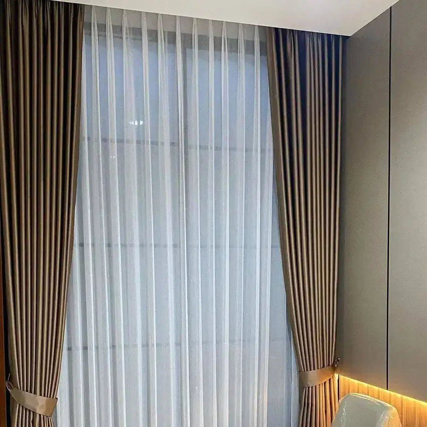 Jual & Pasang Gorden Vitrase Wallpaper Roller Blinds Korden Gordeng
