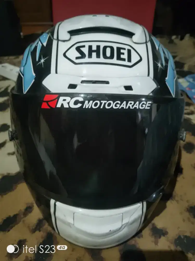 Shoei X12 size XL Repaint Shoya Tomizawa Bonus intercom