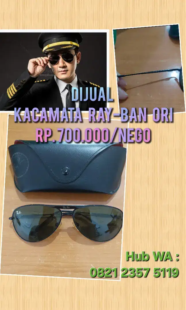 Dijual kaca mata Ray Ban
