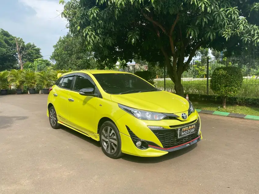 Yaris TRD matic 2020 kuning lemon Record