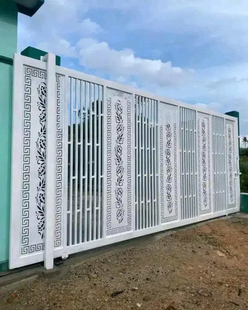 Gerbang minimalis, gerbang cutting