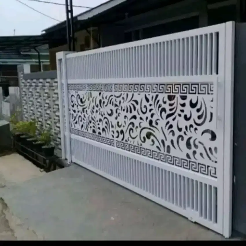 Gerbang besi, gerbang minimalis