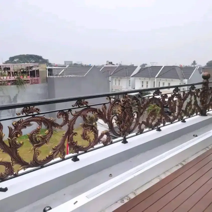 Besi tempa, Railing tempa, railing klasik pagar tempa, semi tempa
